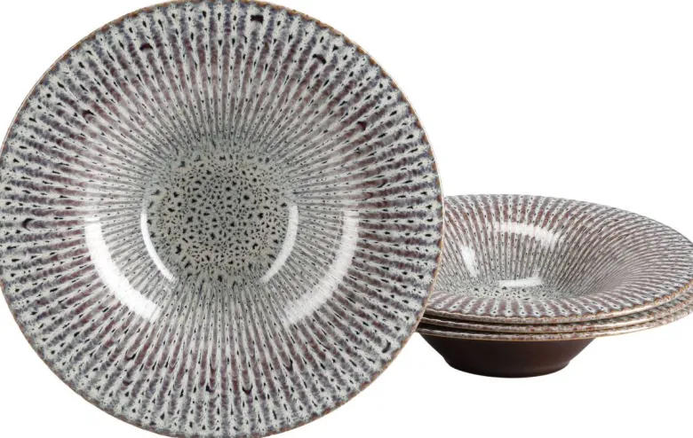 Teller sand Steinzeug D: ca. 30,5 cm