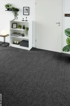 Teppichboden Milo anthrazit B/L: ca. 200x1000 cm pro Stück