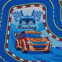 Teppichboden Racers blau B: ca. 400 cm pro m²