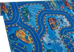 Teppichboden Racers blau B: ca. 400 cm pro m²