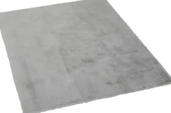 Teppich Buggy silber B/L: ca. 120x160 cm