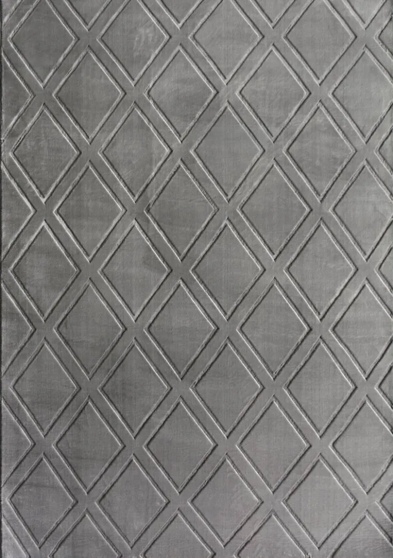 Teppich Monaco grau B/L: ca. 120x160 cm