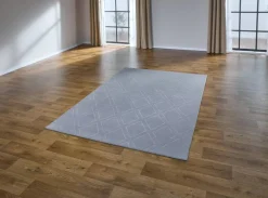 Teppich Monaco silber B/L: ca. 160x230 cm