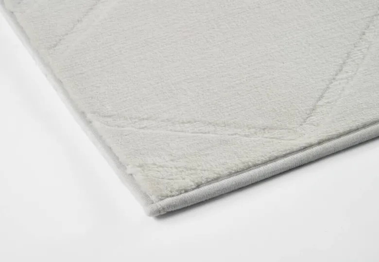 Teppich Monaco silber B/L: ca. 80x150 cm