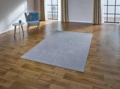 Teppich Monaco silber B/L: ca. 80x150 cm