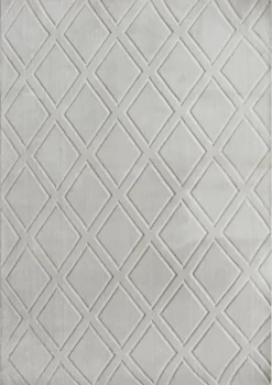 Teppich Monaco silber B/L: ca. 80x150 cm