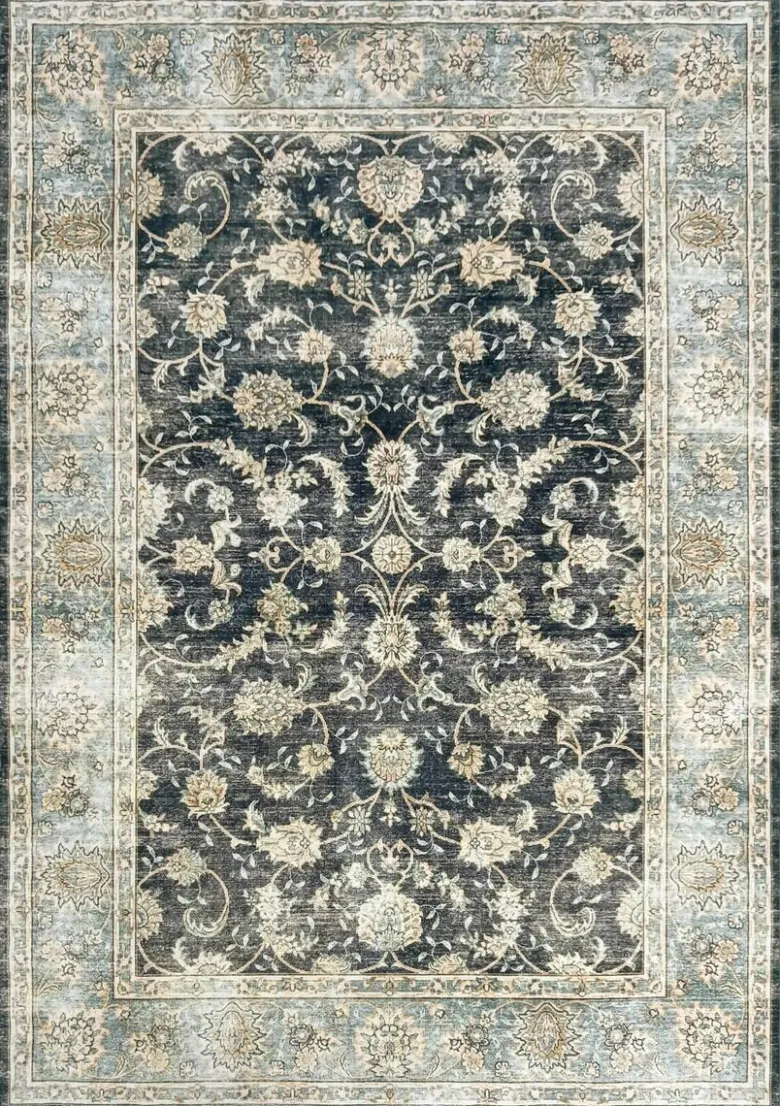 Teppich Silk grau B/L: ca. 200x290 cm