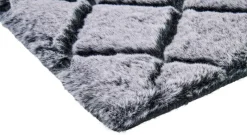 Teppich Vichy grau B/L: ca. 160x230 cm