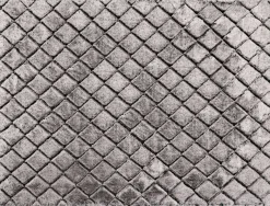 Teppich Vichy Silbergrau B/L: ca. 160x230 cm