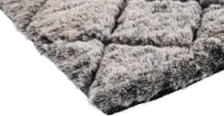 Teppich Vichy Silbergrau B/L: ca. 160x230 cm