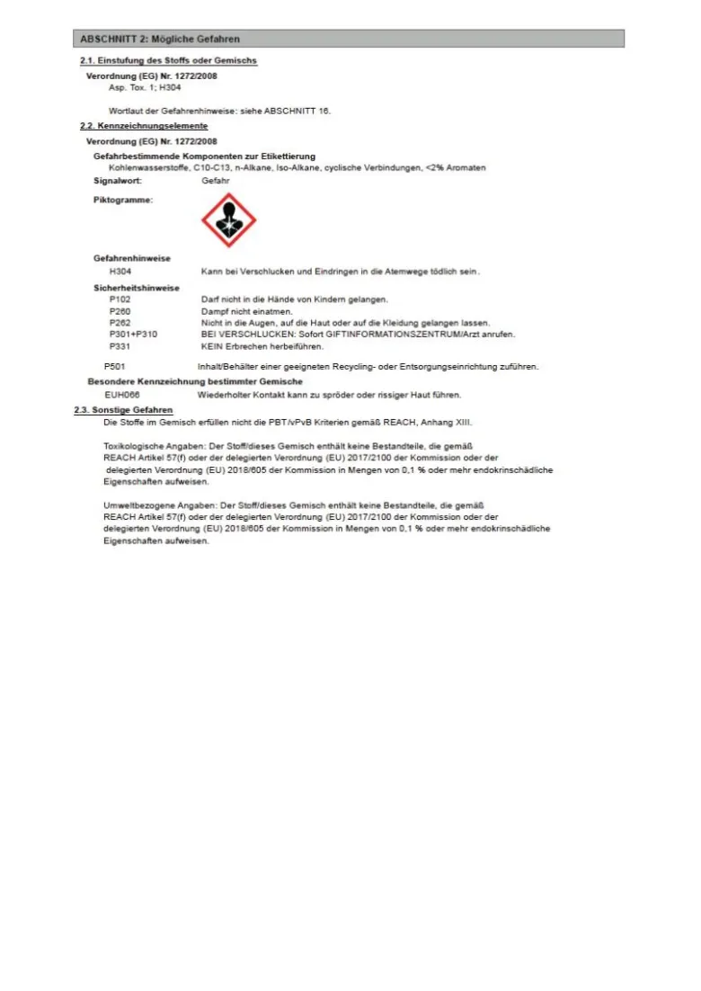 Terpentinersatz ca. 0,5 l