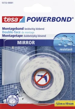 tesa Montageband Powerbond-Spiegel B/L: ca. 1,9x150 cm