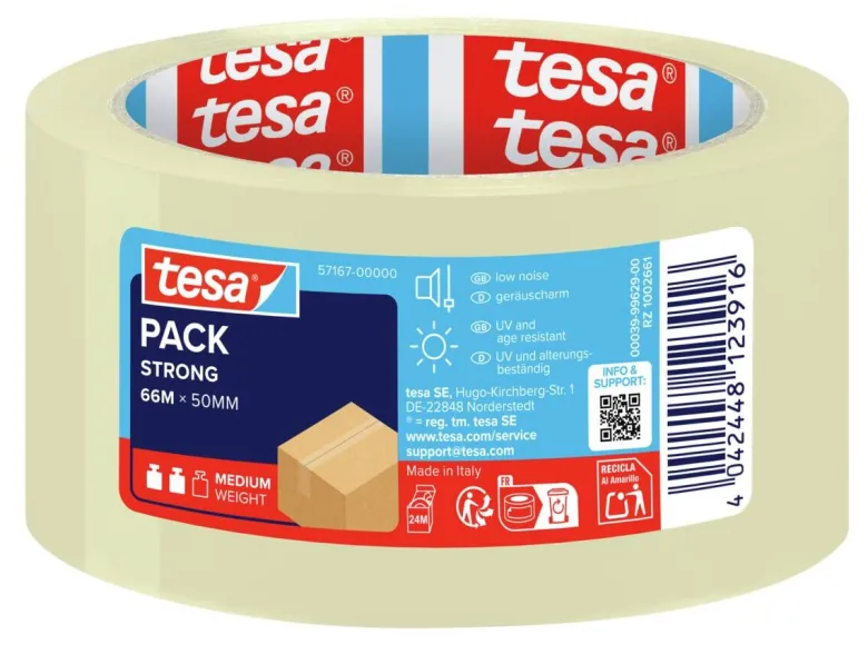 tesa Packband B/L: ca. 5x6600 cm