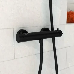 Thermostat-Duscharmatur Claudio mattschwarz