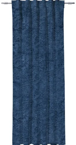 Thermovorhang Frozen ultramarineblau B/L: ca. 140x245 cm