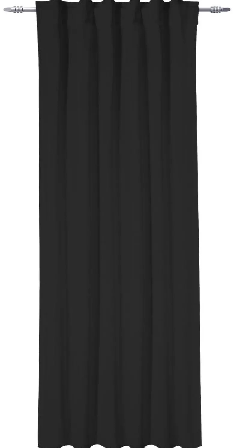 Thermovorhang Kiruna schwarz B/L: ca. 140x245 cm