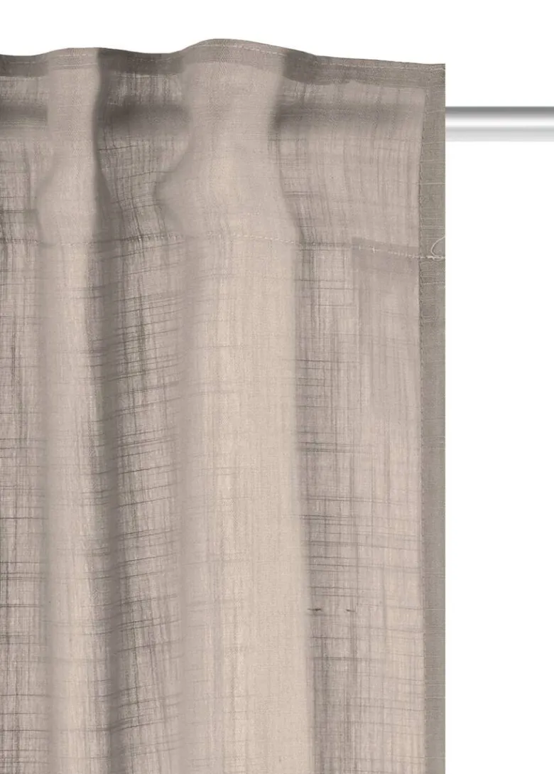Thermovorhang Softy taupe B/L: ca. 140x245 cm