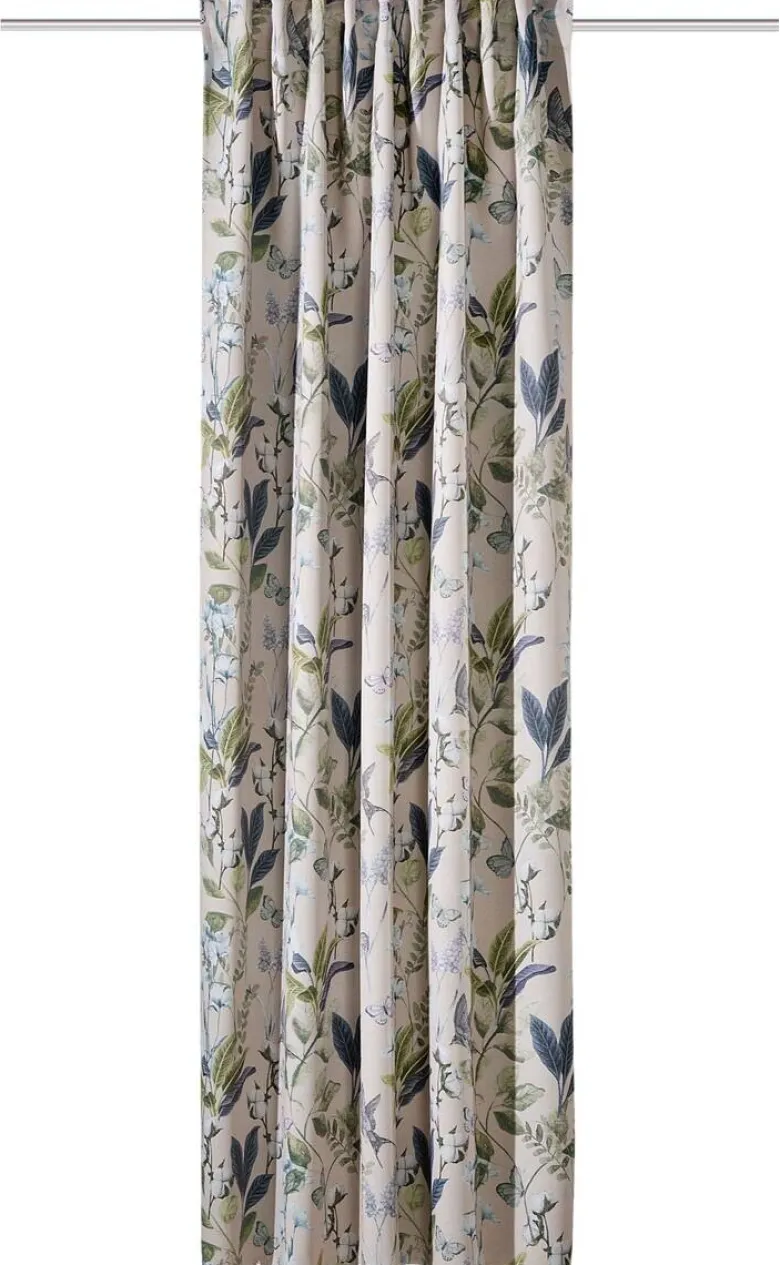 Thermovorhang Taira blau B/L: ca. 135x245 cm