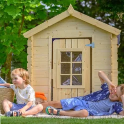 Timbela Kinderspielhaus M570M blau B/H/L: ca. 114x121x111 cm