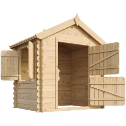 Timbela Kinderspielhaus M516 natur B/H/L: ca. 146x143x112 cm