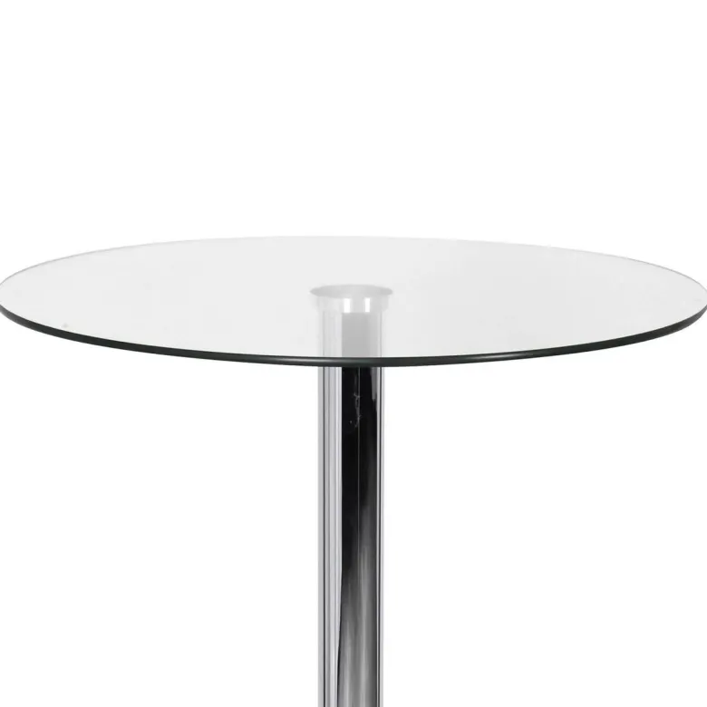 Tisch glasklar Glas B/H/T: ca. 60x105x60 cm