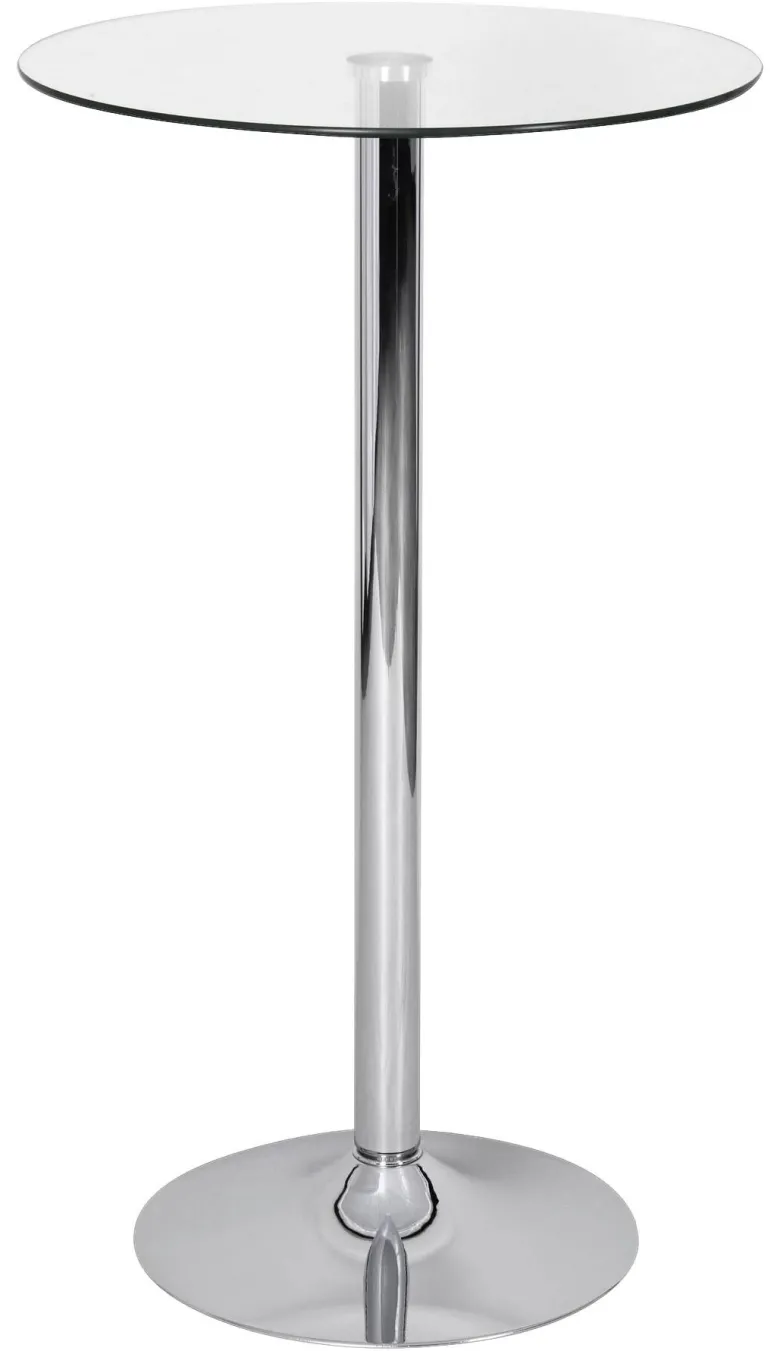 Tisch glasklar Glas B/H/T: ca. 60x105x60 cm