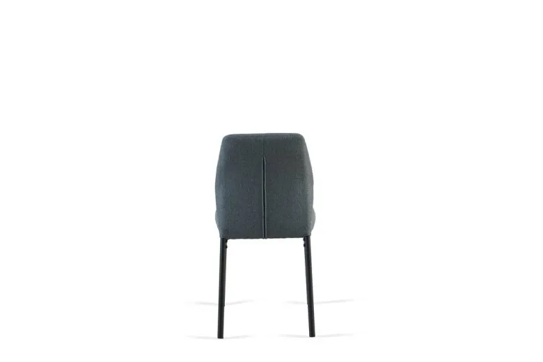 Tischgruppe Alicante schwarz anthrazit Webstoff B/H/T: ca. 120x75x70 cm