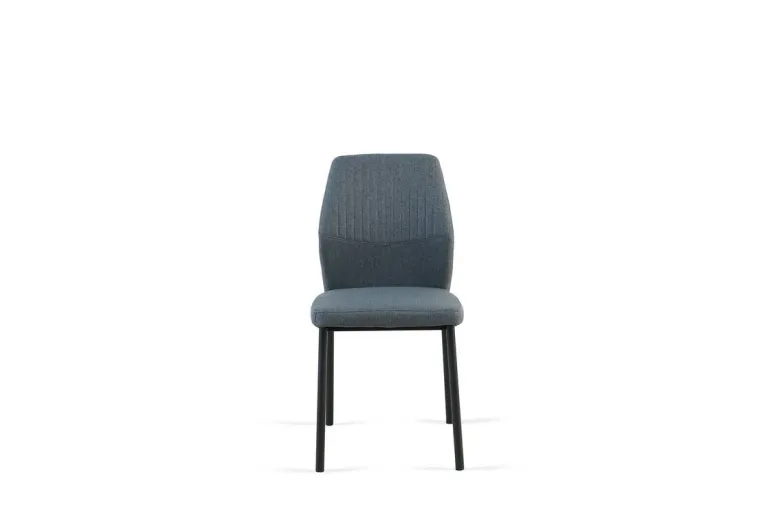 Tischgruppe Alicante schwarz anthrazit Webstoff B/H/T: ca. 120x75x70 cm