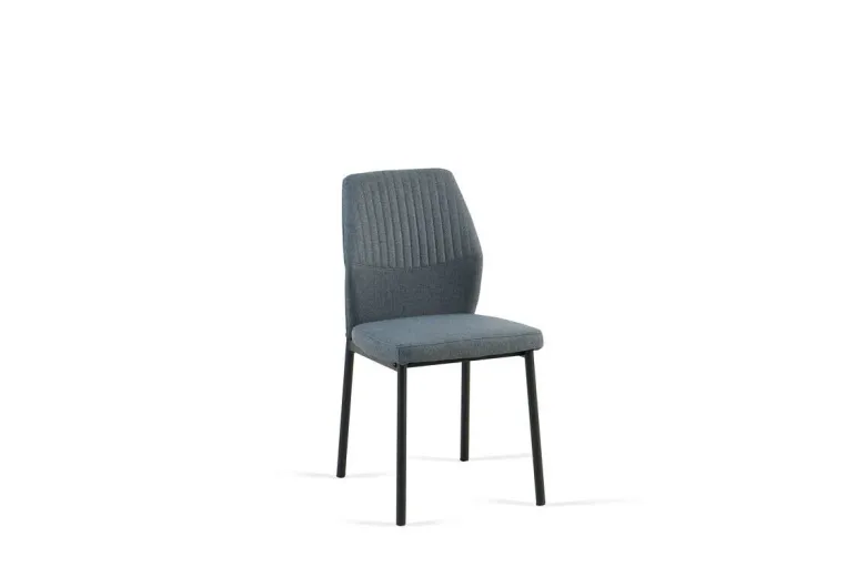 Tischgruppe Alicante schwarz anthrazit Webstoff B/H/T: ca. 120x75x70 cm
