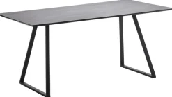 Tischgruppe Orlando Beton Optik grau B/H/T: ca. 160x75x90 cm