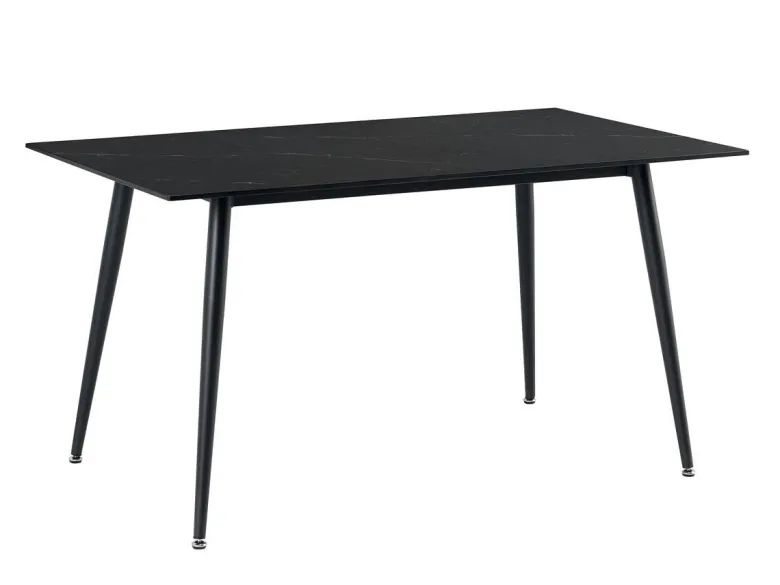 Tischgruppe Palma schwarz Steinzeug B/H/T: ca. 140x75x80 cm