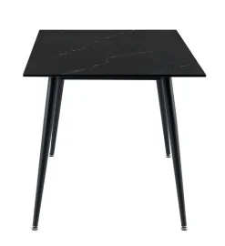 Tischgruppe Palma schwarz Steinzeug B/H/T: ca. 140x75x80 cm
