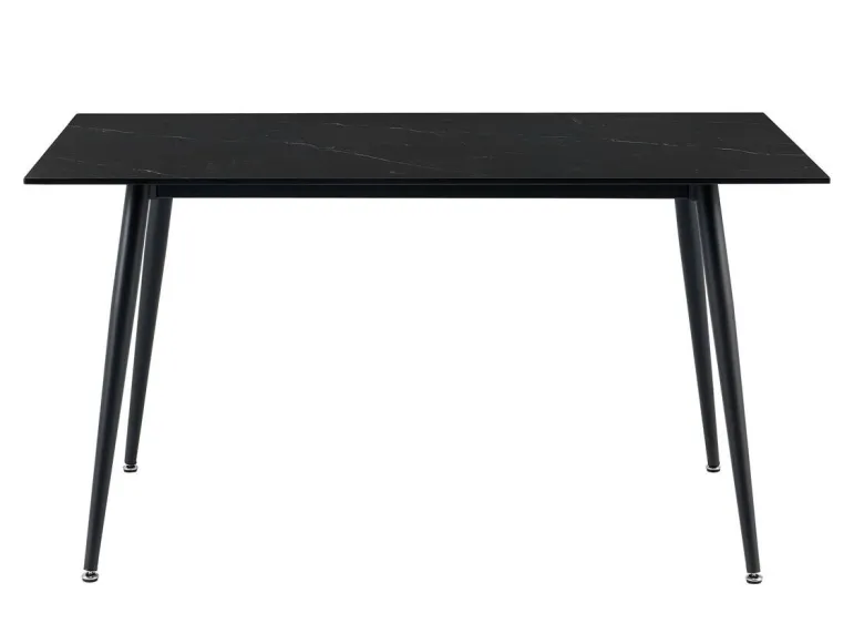 Tischgruppe Palma schwarz Steinzeug B/H/T: ca. 140x75x80 cm