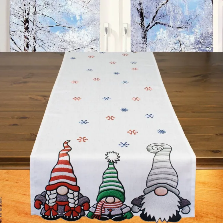 Tischläufer multicolor Polyester B/L: ca. 40x140 cm
