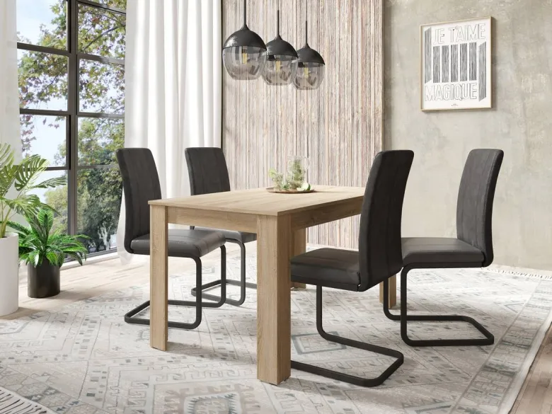 Tisch NEPAL Eiche Nachbildung B/H/T: ca. 140x75x80 cm