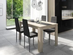 Tisch NORI Eiche Nachbildung B/H/T: ca. 160x75x90 cm