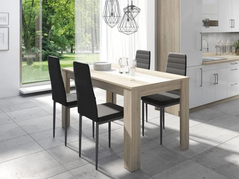 Tisch NORI Eiche Nachbildung B/H/T: ca. 160x75x90 cm