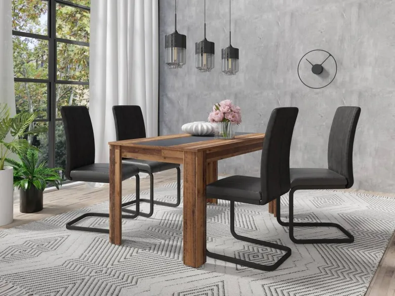 Tisch NORI Eiche Old Wood Nachbildung B/H/T: ca. 140x75x80 cm