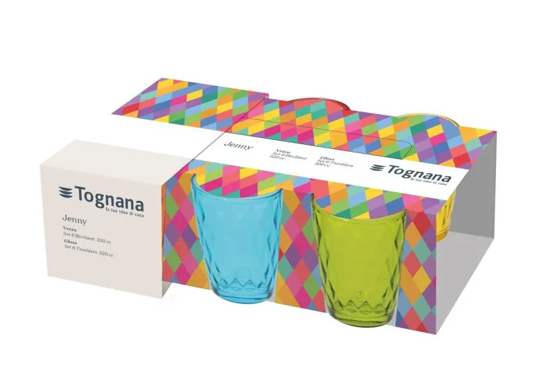 TOGNANA Trinkgläserset Jenny bunt