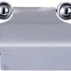 Toilettenpapierhalter silber Eisen B/H/L: ca. 15x13x3 cm