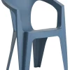 Toomax Stapelstuhl Marina rauchblau Kunststoff B/H/L: ca. 55x83x59 cm