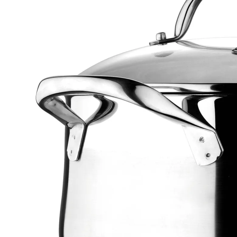 Topfset Gourmet silber Edelstahl 8 tlg.