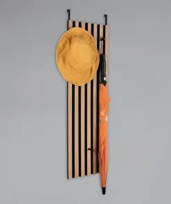 Türgarderobe Grace Eiche Artisan Nachbildung schwarz B/H/T: ca. 30x100x7 cm
