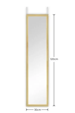 Türhängespiegel Bea gold Optik B/H/T: ca. 30x120x2 cm