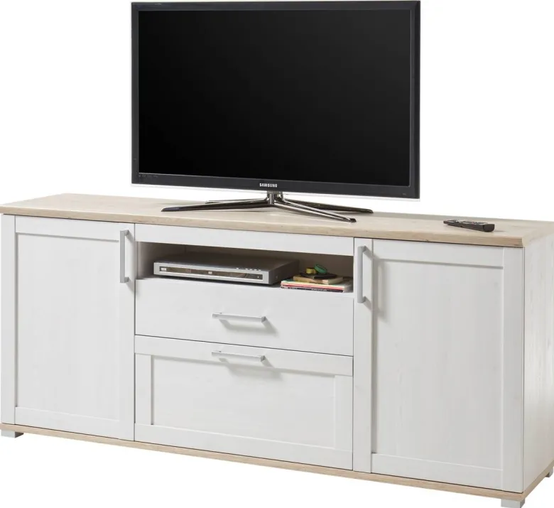 TV-Highboard Romance Sibiu Lärche Nachbildung San-Remo Nachbildung B/H/T: ca. 190x82x44 cm