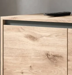 TV-Lowboard Balton Oak Eiche Viking Nachbildung B/H/T: ca. 184x67x40 cm