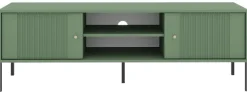 TV-Lowboard ISEO grün B/H/T: ca. 154,5x50,5x39 cm