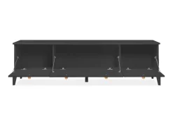 TV-Lowboard Izmir anthrazit Kupfer B/H/T: ca. 180x52x36 cm