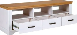 TV-Lowboard Maluno weiß lackiert B/H/L: ca. 48,3x53,2x166,4 cm