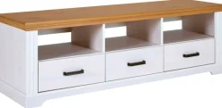 TV-Lowboard Maluno weiß lackiert B/H/L: ca. 48,3x53,2x166,4 cm